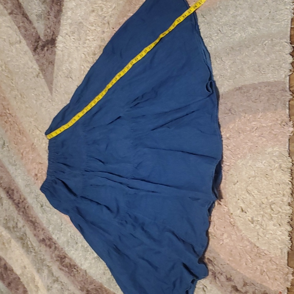 Denim Broom Skirt one size fits most